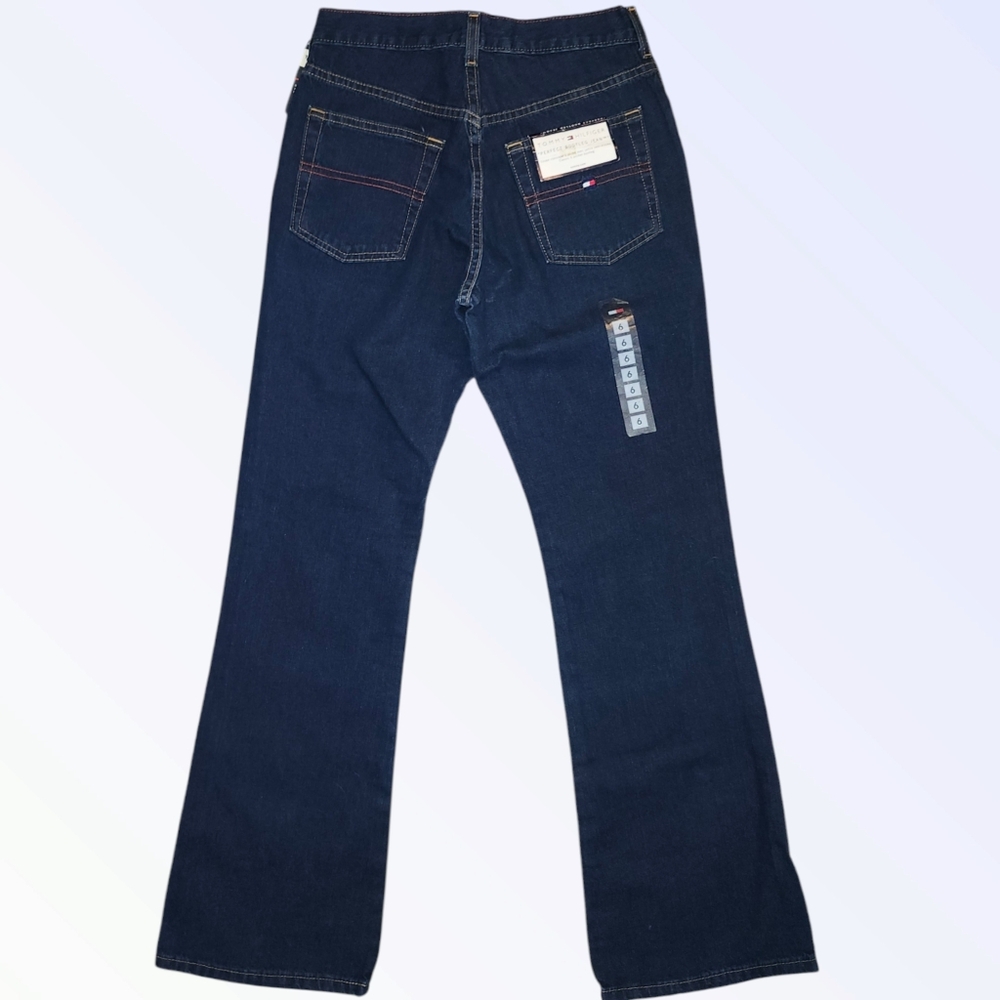 Vintage Tommy Hilfiger High-Waisted Bootcut Jeans (NWT, Y2K, Size 6)"